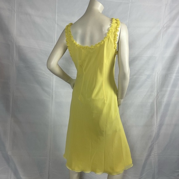 Liz Claiborne Yellow Ruffle Dress - Picture 3 of 7